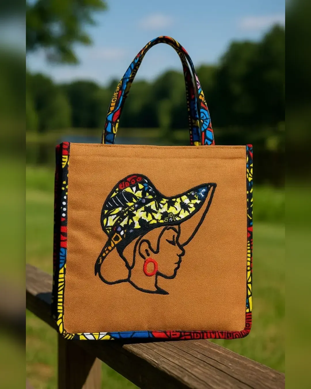 Main view for African Crafted Tote Bag